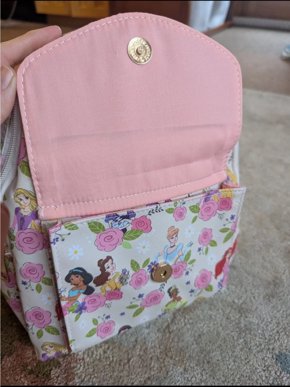 Disney Princess Pink Floral backpack